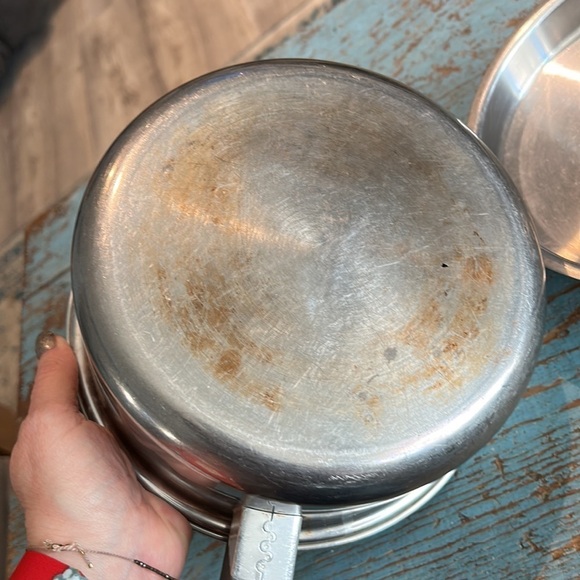 Vintage AMWAY QUEEN 2.5 Qt Sauce Pot & Cover 18/8 3Ply Stainless Steel USA - Picture 5 of 6